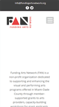 Mobile Screenshot of fundingartsnetwork.org